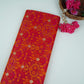 Magenta Zari Booti Dohri Tanchoi Silk Fabric HMSS-32731