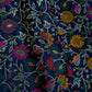 Navy Blue Kimkhab Brocade Fabric HMSS-32798