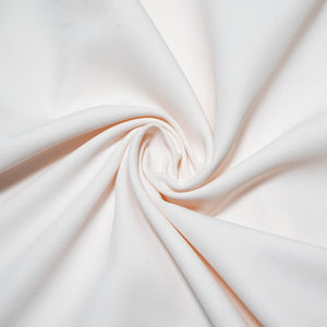Cream Solid Japanese Crepe Shirting Fabric PG-30368 - TradeUNO