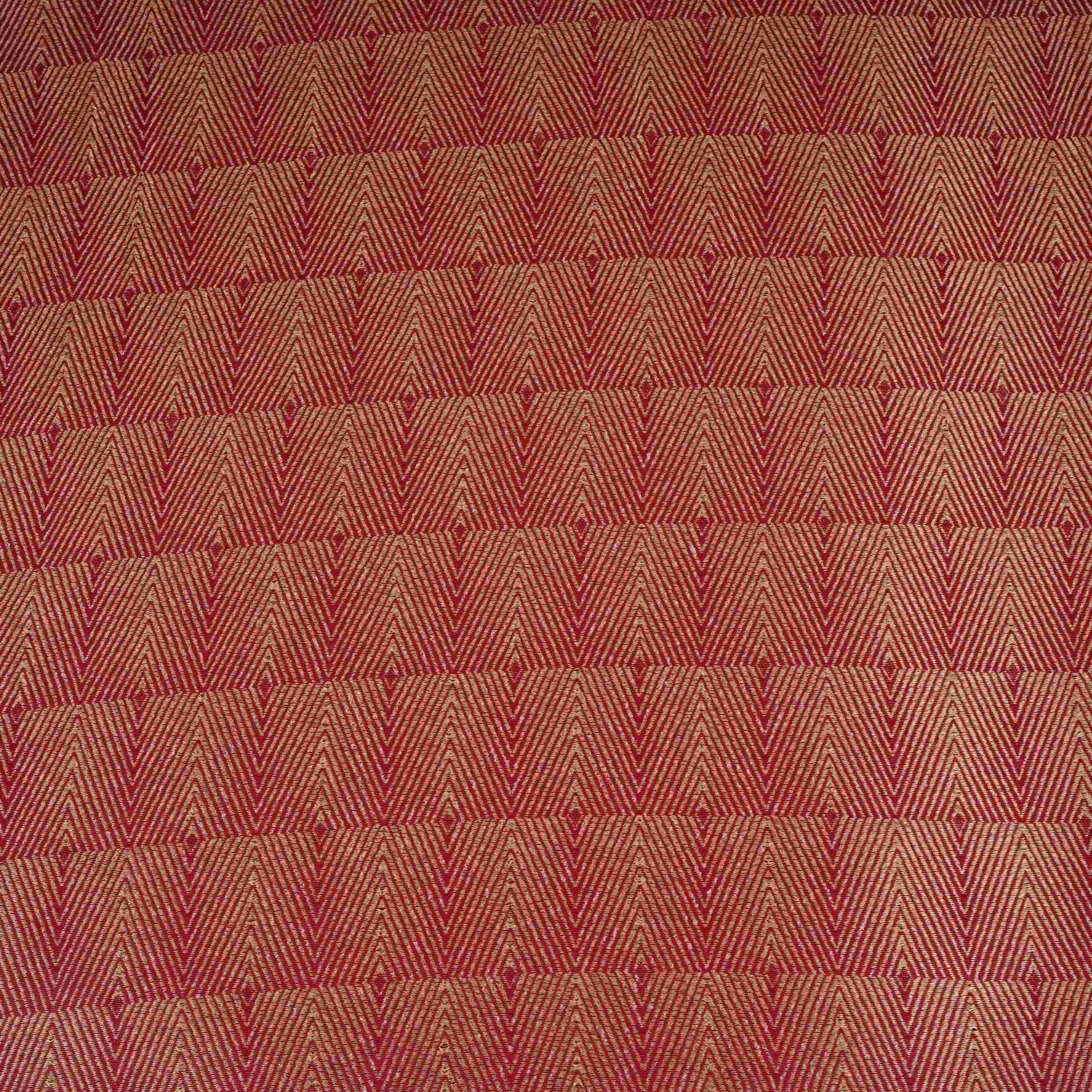 Wine Chevron weave Brocade Fabric HMSS-32811