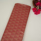 Wine Chevron weave Brocade Fabric HMSS-32811