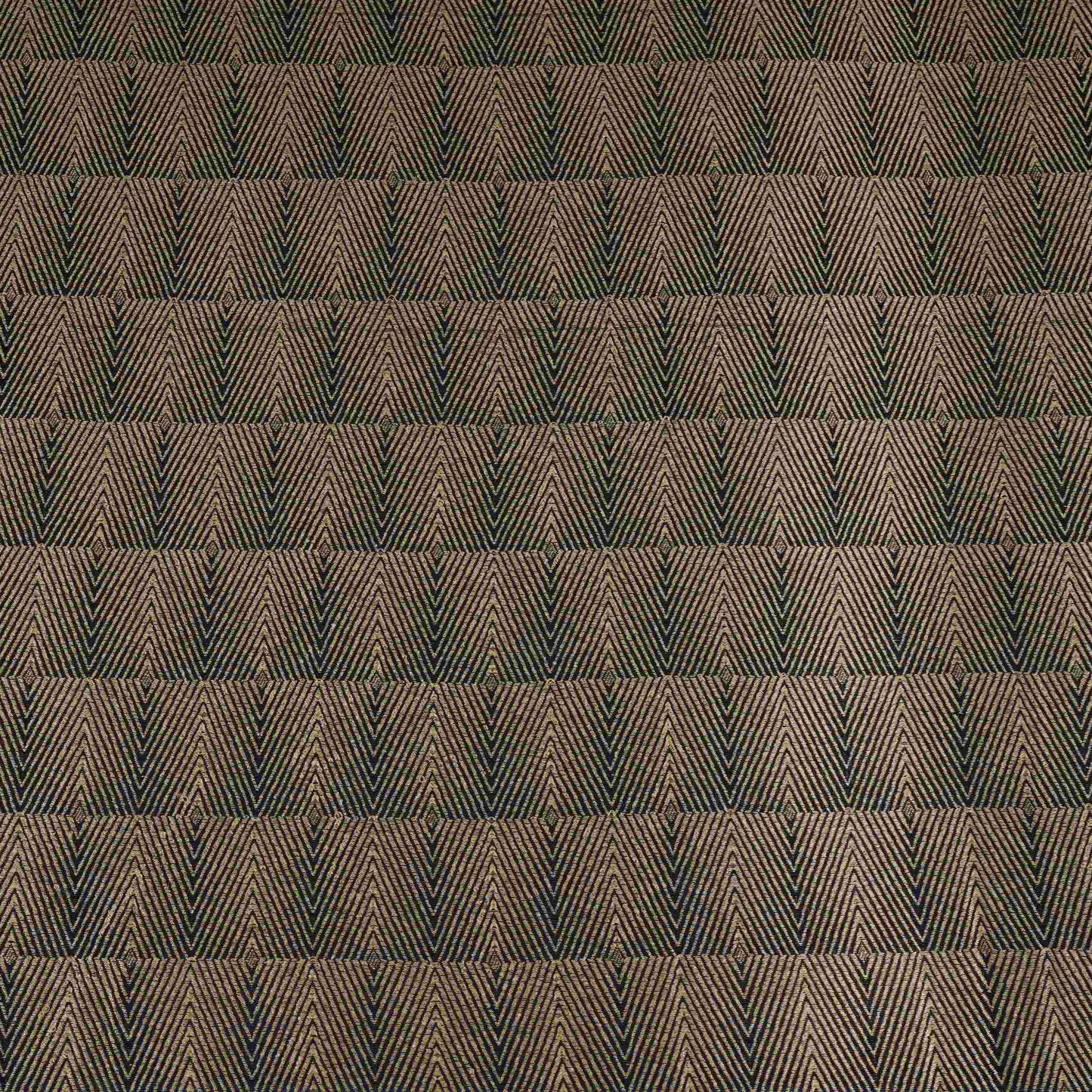 Navy Blue Chevron Weave Brocade Fabric HMSS-32808