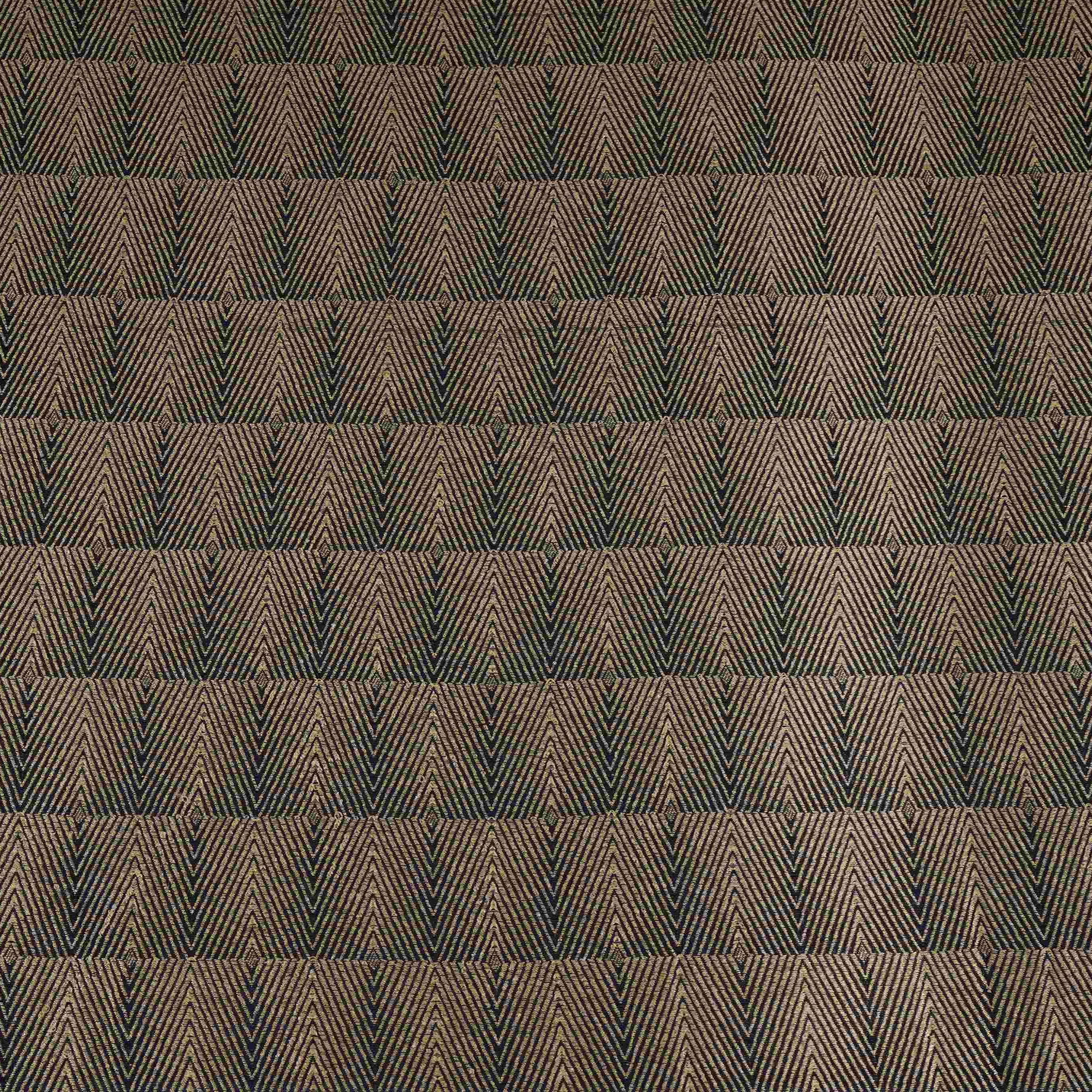 Navy Blue Chevron Weave Brocade Fabric HMSS-32808