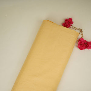 Yellow Solid Pure Linen Fabric UT-31163 - TradeUNO