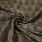 Navy Blue Chevron Weave Brocade Fabric HMSS-32808