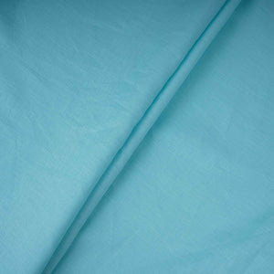 Aqua Blue Solid Pure Linen Fabric UT-31167 - TradeUNO
