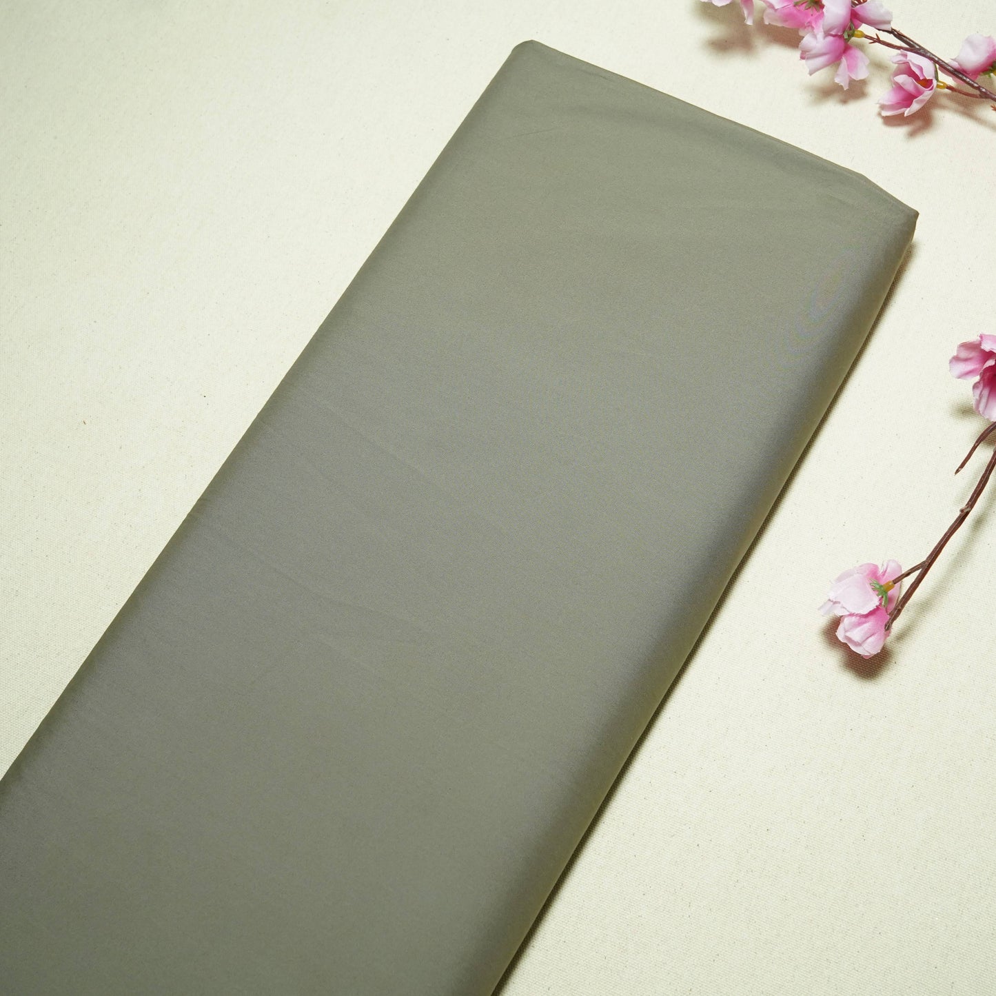 Light Grey Solid Poplin Fabric LSF-30557