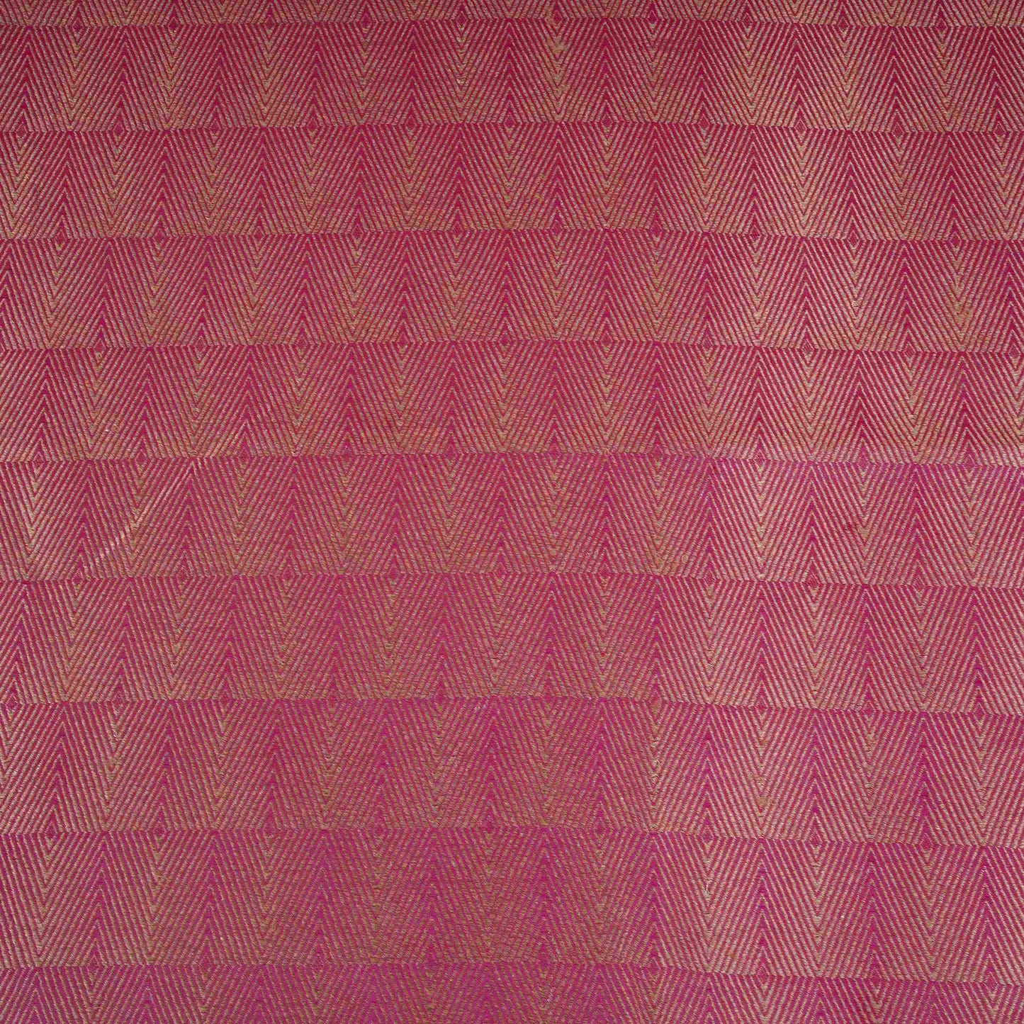 Magenta Pink Chevron Weave Brocade Fabric HMSS-32807