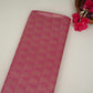 Magenta Pink Chevron Weave Brocade Fabric HMSS-32807