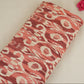 Peach Ikkat Print Cotton Fabric SN-29495