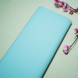 Pale Blue Solid Japanese Crepe Shirting Fabric PG-30370 - TradeUNO