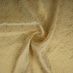 Golden floral Jaal Tanchui Silk Fabric MTI-31263 - TradeUNO