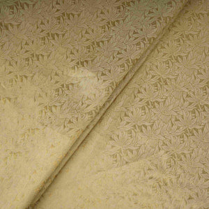 Golden floral Jaal Tanchui Silk Fabric MTI-31263 - TradeUNO