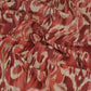 Peach Ikkat Print Cotton Fabric SN-29495