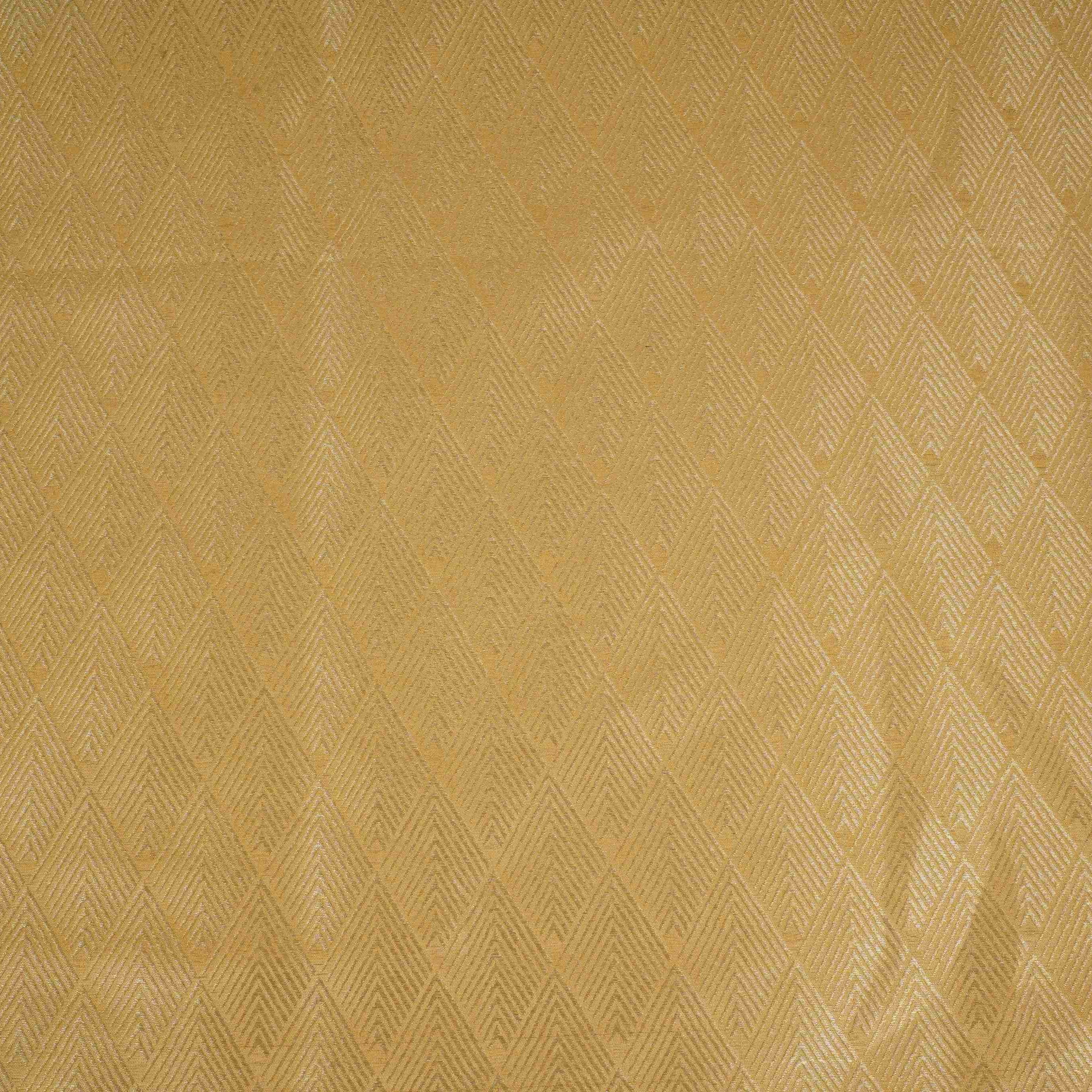 Golden Chevron Weave Brocade Fabric HMSS-32803