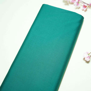 Teal Green Solid Poplin Fabric LSF-30553 - TradeUNO