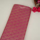 Magenta Pink Chevron weave Brocade Fabric HMSS-32810