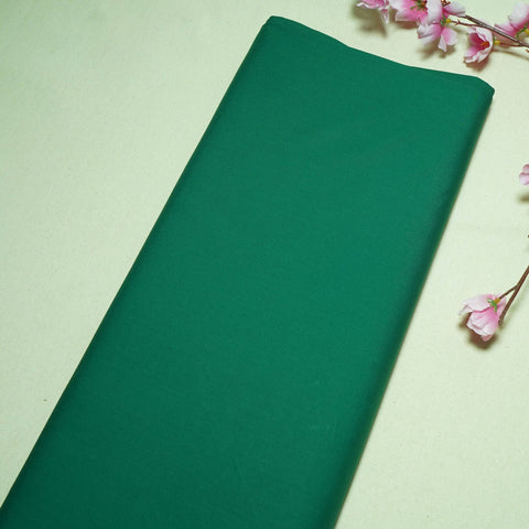 Dark Green Solid Poplin Fabric LSF-30556