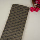 Navy Blue Chevron Weave Brocade Fabric HMSS-32804