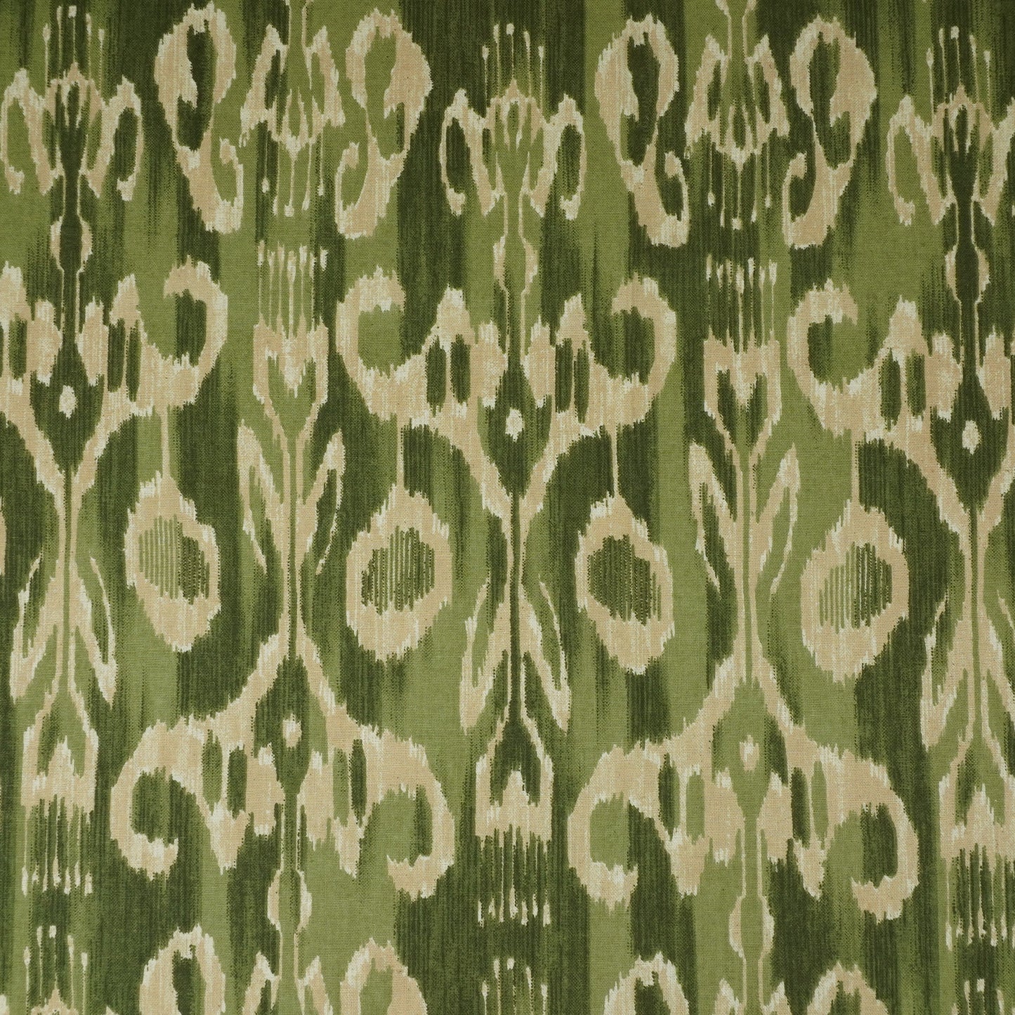 Green Ikkat Print Cotton Fabric SN-29494
