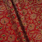Red Alfi Meena Kimkhab Brocade Fabric HMSS-32768