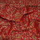 Red Alfi Meena Kimkhab Brocade Fabric HMSS-32768