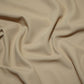 Beige Solid Japanese Crepe Shirting Fabric PG-30369
