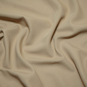 Beige Solid Japanese Crepe Shirting Fabric PG-30369 - TradeUNO