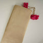 Golden with Silver Shimmer Tissue Fabric MTI-31261 - TradeUNO