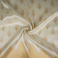 Golden with Silver floral Buta Tanchui Silk Fabric MTI-31262 - TradeUNO