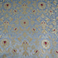 Powder Blue Alfi Meena Kimkhab Brocade Fabric HMSS-32765