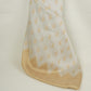 Golden with Silver floral Buta Tanchui Silk Fabric MTI-31262 - TradeUNO