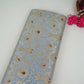 Powder Blue Alfi Meena Kimkhab Brocade Fabric HMSS-32765