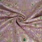 Baby Pink Alfi Meena Kimkhab Brocade Fabric HMSS-32763