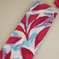 Red With Multicolor Abstract Print Viscose Linen PDM-29473