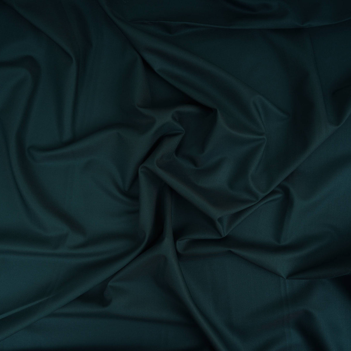 Dark Green Solid Suiting Fabric ASMI-31276 - TradeUNO
