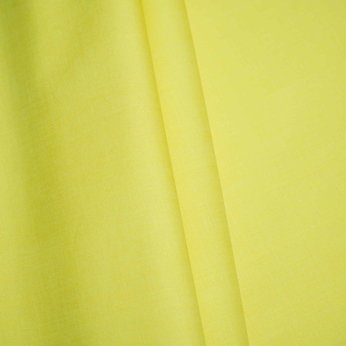Lemon Yellow Solid Poplin Fabric LSF-30552 - TradeUNO