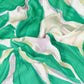 Green With Multicolor Abstract Print Viscose Linen PDM-29476