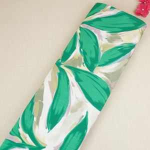 Green With Multicolor Abstract Print Viscose Linen PDM-29476 - TradeUNO
