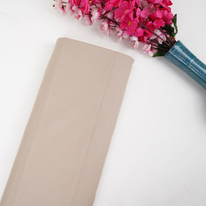 Beige Solid Lycra Suiting Fabric ASMI-31290 - TradeUNO