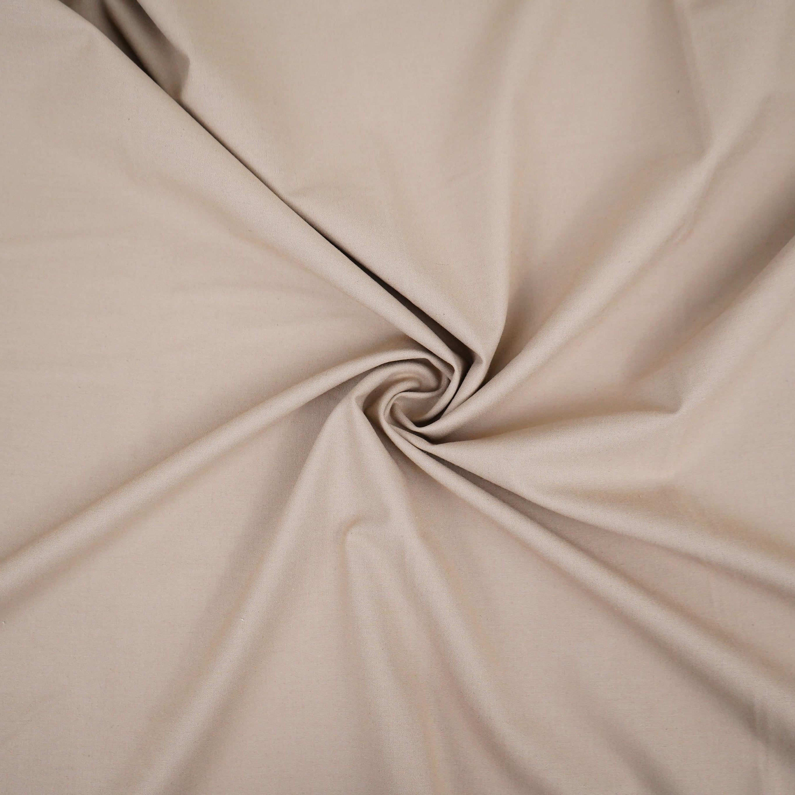 Beige Solid Lycra Suiting Fabric ASMI-31290 - TradeUNO
