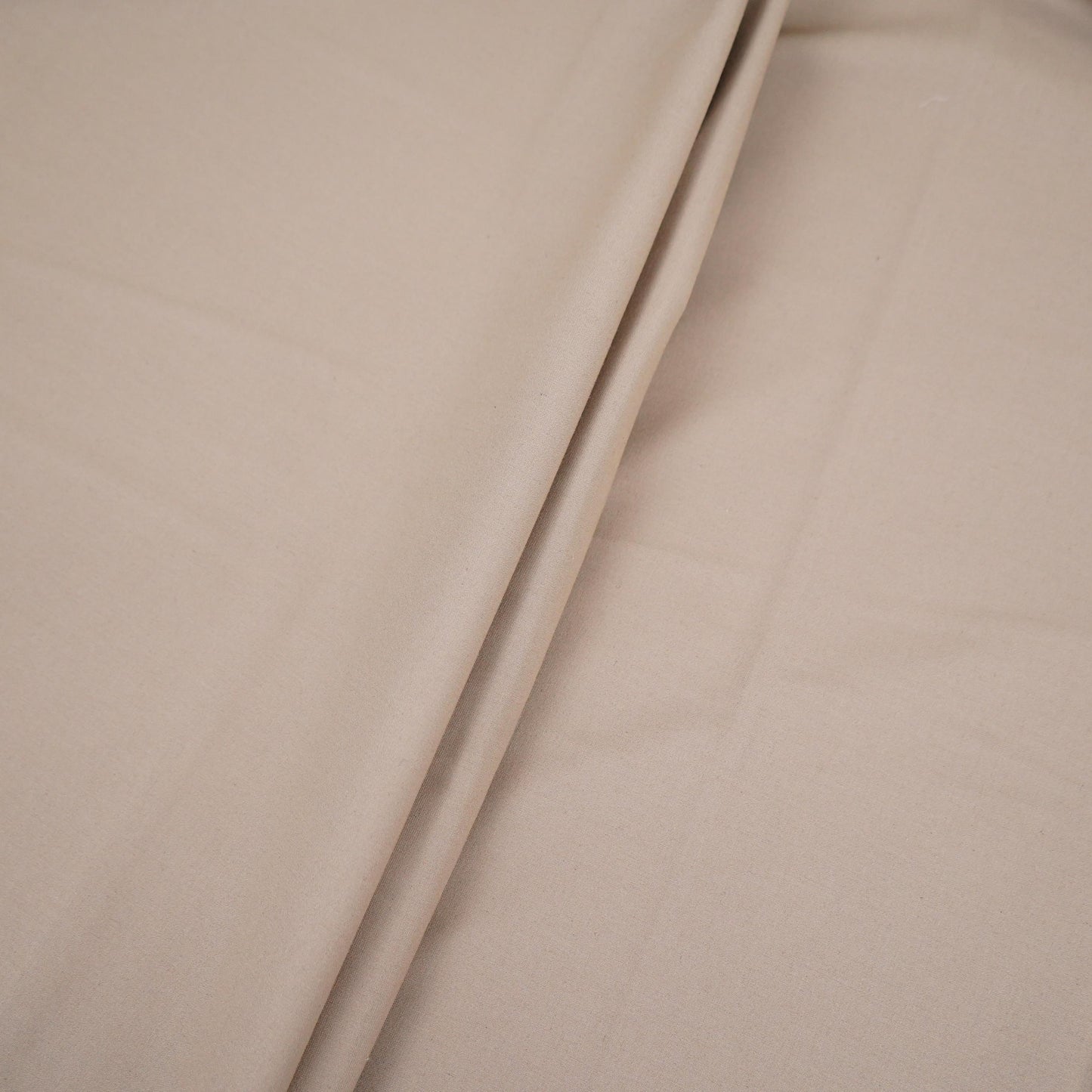 Beige Solid Lycra Suiting Fabric ASMI-31290
