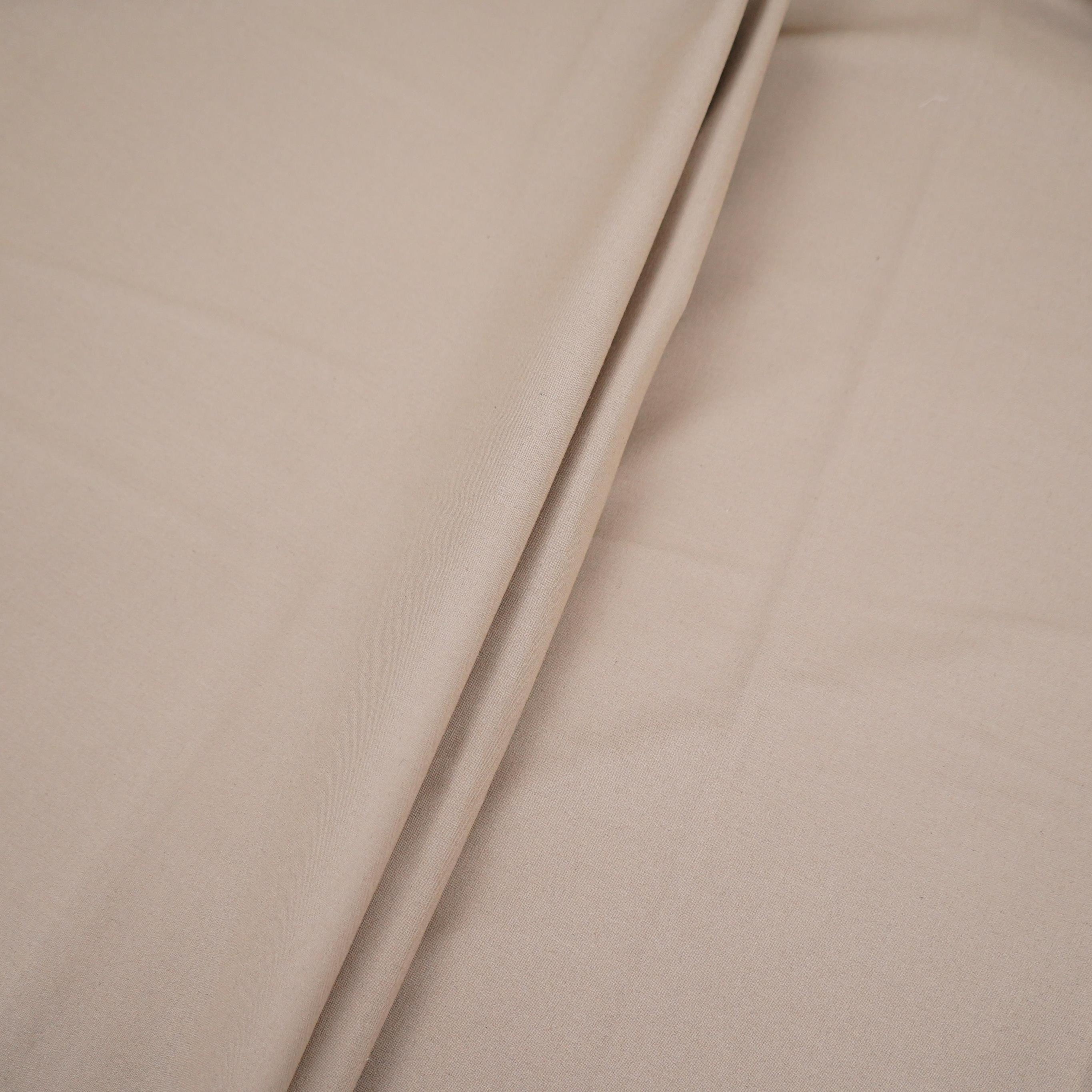 Beige Solid Lycra Suiting Fabric ASMI-31290 - TradeUNO