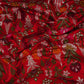 Red Kimkhab Brocade Fabric HMSS-32792