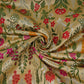 Beige Kimkhab Brocade Fabric HMSS-32790