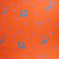 Orange Floral Print Modal Satin SN-29524