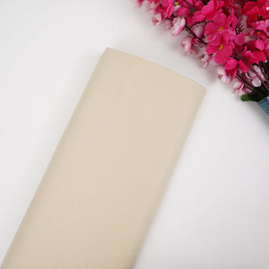 Light Beige Solid Lycra Suiting Fabric ASMI-31303 - TradeUNO