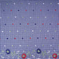Navy Blue Checks embroidery Cotton Fabric MJF-31316