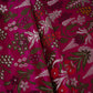Magenta Kimkhab Brocade Fabric HMSS-32793
