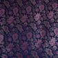 Navy Blue Jamawar Resham Zari Dohra Brocade Fabric HMSS-32738